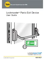 Yale Lockmaster PED1000 User Manual preview