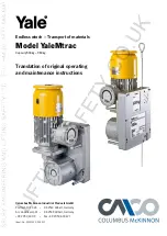 Yale Mtrac YMT-M Series Translation Of Original Operating And Maintenance Instructions preview