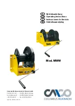 Yale MW 5000 Operating Instructions Manual preview