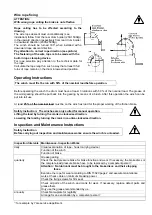 Preview for 8 page of Yale MW 5000 Operating Instructions Manual