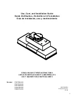 Preview for 1 page of Yale PINSV134SS Use, Care And Installation Manual