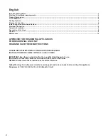 Preview for 2 page of Yale PINSV134SS Use, Care And Installation Manual