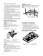 Preview for 8 page of Yale PINTR634SS Use, Care And Installation Manual