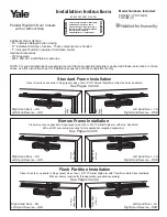 Предварительный просмотр 1 страницы Yale PR50 Installation Instructions Manual