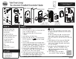 Yale Real Living YRD220-ZW-619 Quick Start Manual preview