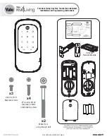 Yale Real Living YRD240 Installation & Programming Instructions preview