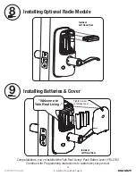 Preview for 19 page of Yale Real Living YRL210 Installation And Programming Instructions