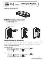 Yale Real Living YRMZB2 Installation And Programming Instructions preview