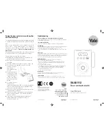 Предварительный просмотр 1 страницы Yale SAA8012 User Manual