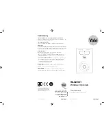 Preview for 1 page of Yale SAA8021 User Manual