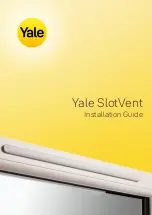 Yale SlotVent 2500EA Installation Manual preview