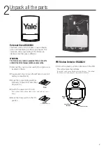 Предварительный просмотр 3 страницы Yale Smart Living HSA6210-R Installation, Programming, Operating