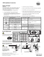 Preview for 2 page of Yale UNOplus 3000 Quick Start Manual