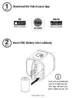 Preview for 2 page of Yale YRCB-490-BLE Installation Instructions Manual