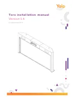 Yalp Toro Installation Manual предпросмотр