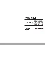 Preview for 1 page of YAMADA DTR-1000HX User Manual