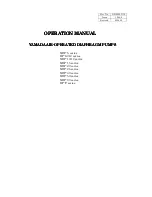 Предварительный просмотр 1 страницы YAMADA NDP-5 series Operation Manual