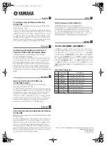 Yamaha 01V96 VCM Specification preview