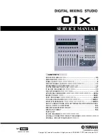 Yamaha 01x Service Manual preview