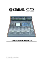 Yamaha 02R96 VCM Quick Start Manual preview