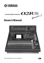 Preview for 1 page of Yamaha 02R96 Version 2 Owner'S Manual