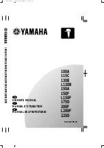 Yamaha 100A Owner'S Manual preview