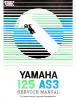 Yamaha 125 AS3 Service Manual preview