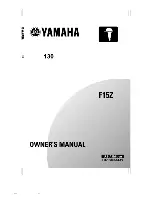 Preview for 1 page of Yamaha 130 F15Z Owner'S Manual