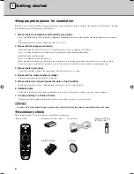 Preview for 6 page of Yamaha 1300 - DPX WXGA DLP Projector Owner'S Manual