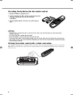 Preview for 12 page of Yamaha 1300 - DPX WXGA DLP Projector Owner'S Manual