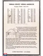 Предварительный просмотр 188 страницы Yamaha 1965 YDS3-C Service Manual