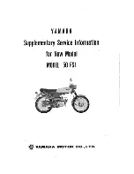 Предварительный просмотр 71 страницы Yamaha 1969 FS1 Service Manual