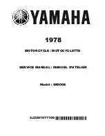 Предварительный просмотр 1 страницы Yamaha 1978 SR500E Service Manual