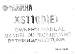 Предварительный просмотр 1 страницы Yamaha 1979 XS1100 Owner'S Manual