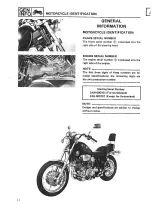 Preview for 9 page of Yamaha 1986 XV1000 Service Manual