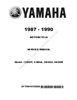 Yamaha 1987 CE50T Service Manual preview