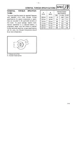 Preview for 22 page of Yamaha 1987 FZR1000 Service Information