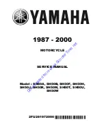 Предварительный просмотр 1 страницы Yamaha 1987 SH50A Service Manual