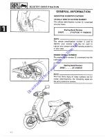 Предварительный просмотр 8 страницы Yamaha 1987 SH50A Service Manual