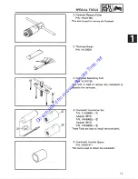 Предварительный просмотр 11 страницы Yamaha 1987 SH50A Service Manual