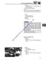 Предварительный просмотр 23 страницы Yamaha 1987 SH50A Service Manual