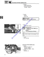 Предварительный просмотр 28 страницы Yamaha 1987 SH50A Service Manual