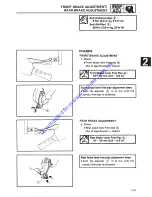 Предварительный просмотр 29 страницы Yamaha 1987 SH50A Service Manual