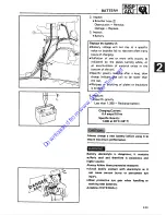 Предварительный просмотр 33 страницы Yamaha 1987 SH50A Service Manual