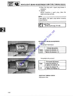 Предварительный просмотр 36 страницы Yamaha 1987 SH50A Service Manual