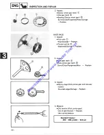 Предварительный просмотр 58 страницы Yamaha 1987 SH50A Service Manual