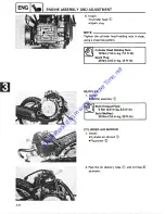 Предварительный просмотр 84 страницы Yamaha 1987 SH50A Service Manual