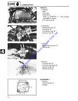 Предварительный просмотр 92 страницы Yamaha 1987 SH50A Service Manual