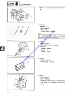 Предварительный просмотр 94 страницы Yamaha 1987 SH50A Service Manual