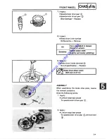 Предварительный просмотр 105 страницы Yamaha 1987 SH50A Service Manual